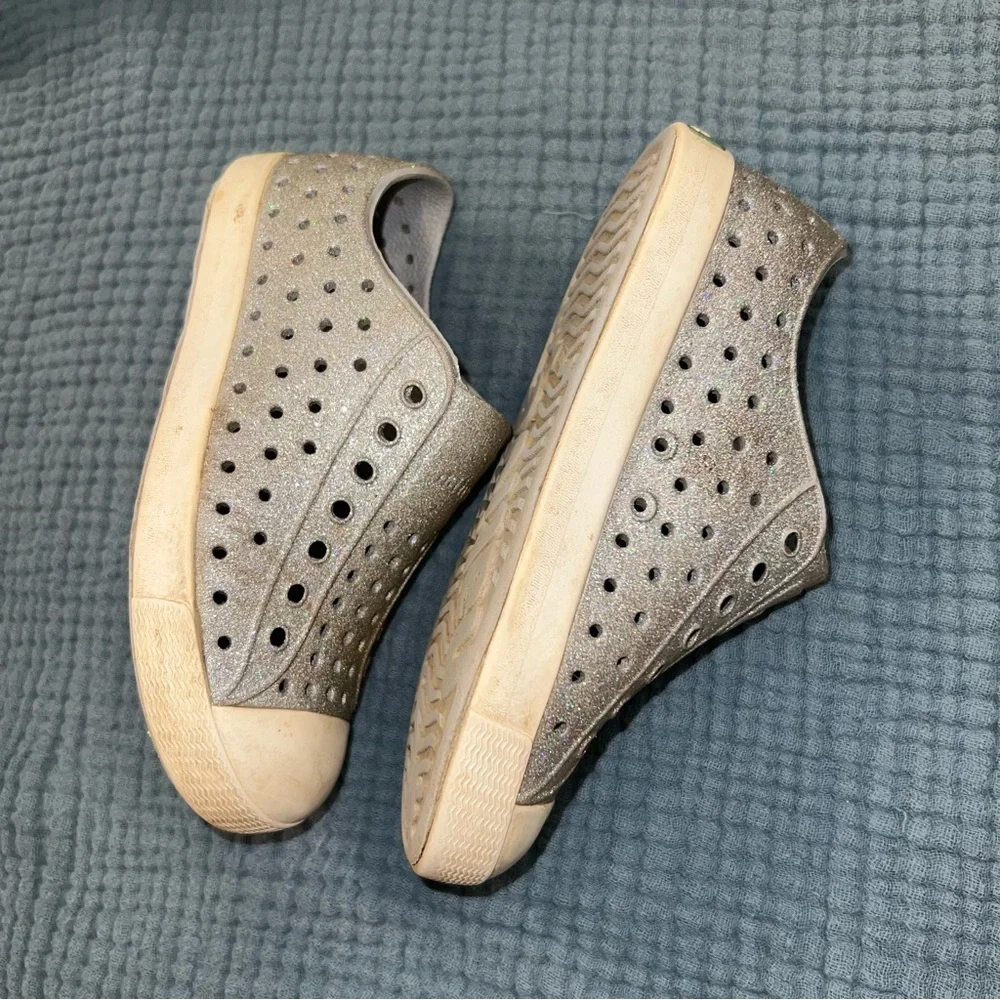 Native Silver Slip-On Shoes Sneakers